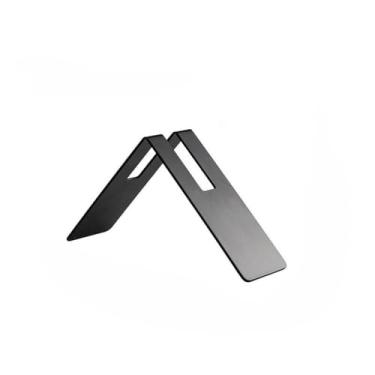 Imagem de Suporte minimalista de papel de filtro de café com design preto limpo para organização de balcão de cozinha e fácil preparação diária de café