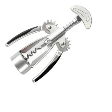 Imagem de Abridor de garrafa portátil de aço inoxidável, abridor de garrafa em espiral, abridor de rolha de vinho, utensílio de cozinha multifuncional, 1 peça (tipo g)