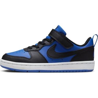 Imagem de NIKE Tênis infantil unissex Court Borough Low Recraft Ps, Game Royal, preto e branco, 10.5 UK