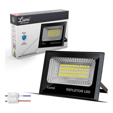 Imagem de Refletor Super Micro Led Holofote Pro 50W Prova D`Água Cor D