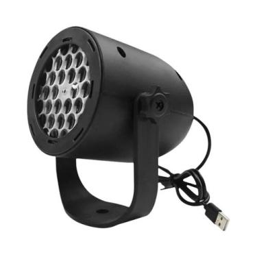 Imagem de Luz Laser De Natal Com Rotação De Floco De Neve, 16 Padrões, Decoração