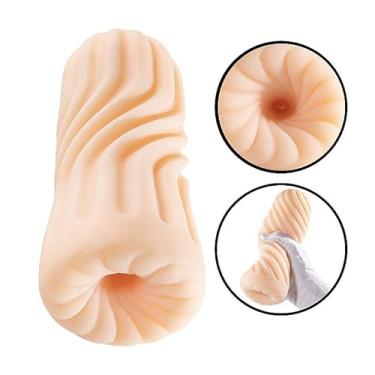 Imagem de Masturbador Masculino em TPE Macio com Textura Interna Espiral - Prazer Intenso e Sensação Realística