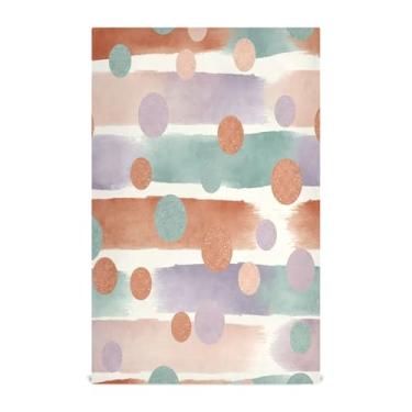 Imagem de Wassud Toalhas de prato de cozinha Brush-Stroke Dots 1 pacote de panos de prato macios com laço para pendurar toalha de mão super absorvente de secagem rápida toalhas de chá de mesa decorativas 71 x