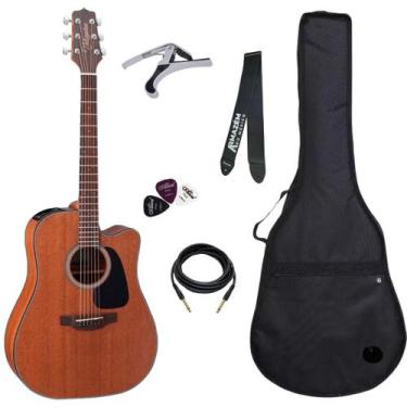 Imagem de Violão Takamine GD11MCE Mahogany Satin + Capa Luxo + Correia + Capo + 