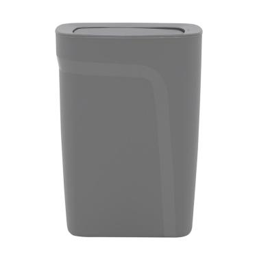 Imagem de Lixeira Tramontina Compact em Polipropileno Cinza com Tampa Basculante 10,5 L