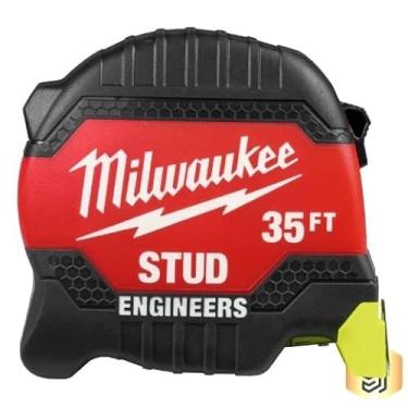Imagem de Milwaukee Elétrico - Fita métrica com pino de 35 pés com escala de engenheiros