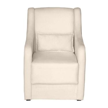 Imagem de Poltrona Para Amamentação Glamour Com Almofada Bege