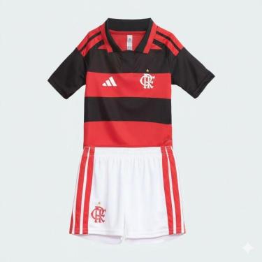 Imagem de Conjunto Infantil Flamengo 26 Adidas-Unissex