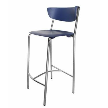 Imagem de Banqueta Alta Linha Banqueta para Escritório Smart Azul