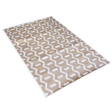 Imagem de Tapete Para Sala De Estar 100x150 Cm Dupla Face Avelã- São Carlos