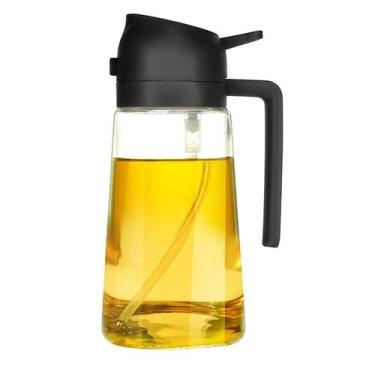 Imagem de Azeiteiro Spray 500Ml Vidro Preto Snh561 Snel Home - Meu Conforto LL