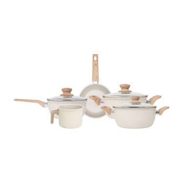 Imagem de Conjunto Panelas Leiteira 5 Peças Cream Oster