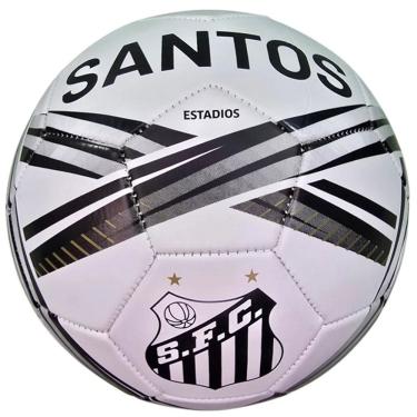 Imagem de Bola de Futebol Oficial Santos N5 Licenciada Original