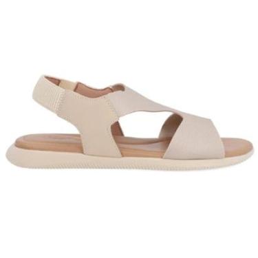 Imagem de Sandália Usaflex Rasteira Tecido Elastano com Tira Elástica-Feminino