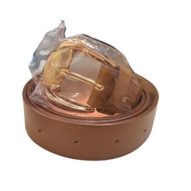 Imagem de Cinto Classe Marrom Grosso Couro Legítimo-Feminino