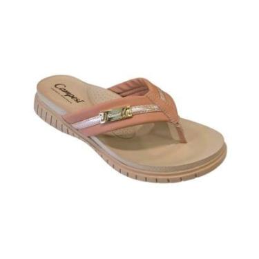 Imagem de Tamanco Feminino Campesí Anabela Bege CE242-0003-Feminino