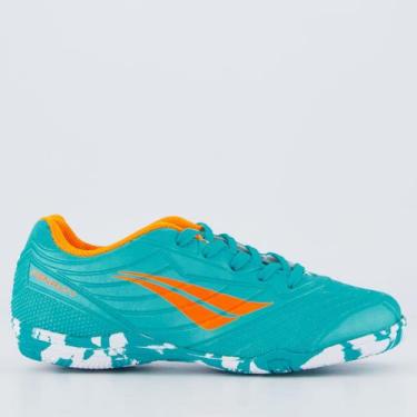 Imagem de Chuteira Penalty Matis Futsal Juvenil Turquesa, 35