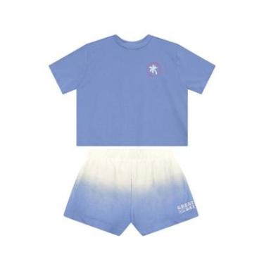 Imagem de Conjunto infantil menina tropical Brandili-Feminino