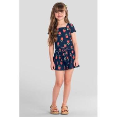 Imagem de Conjunto infantil menina florido Mundi-Feminino
