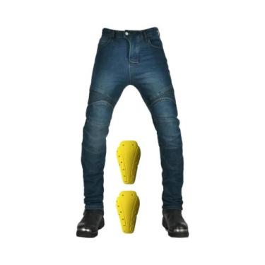 Imagem de Calças De Motocicleta Anti-Queda Clássicas Para Todas as Estações Para