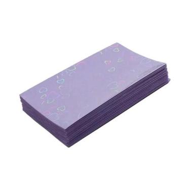 Imagem de Protetores De Cartão Kpop 50 Peças Coração Brilhante Porta-Photocard P