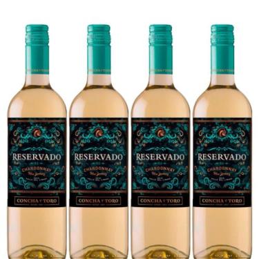 Imagem de Vinho Chardonnay Pedro Jimenez 750ml Kit Com 4 Garrafas - Concha Y Tor