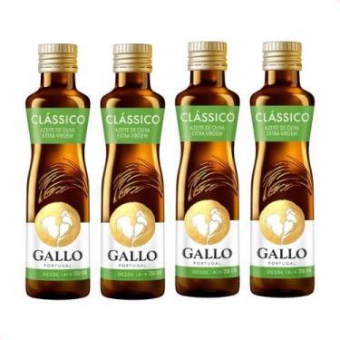 Imagem de Azeite De Oliva Português Extra Virgem Gallo 250ml Kit com 4