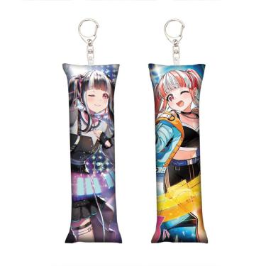 Imagem de Chaveiro Mini Dakimakura BanG Dream! Estilo de anime vibrante