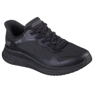 Imagem de Skechers Tênis feminino Hands Free: Bobs Squad 4-Staple Look, Preto/preto, 35