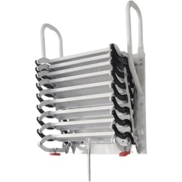 Imagem de Escadas do sótão doméstico Staft de elevador de elevador de sótão escada anti-deslizamento Manual da escada do loft Manual de parede