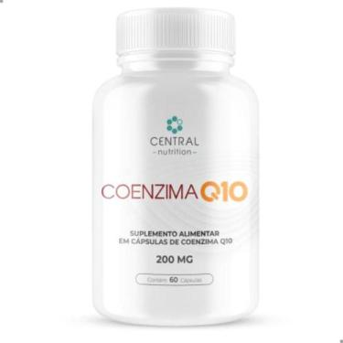 Imagem de Coenzima Q10 200mg COQ10 60 Capsulas Central Nutrition, Sem Sabor