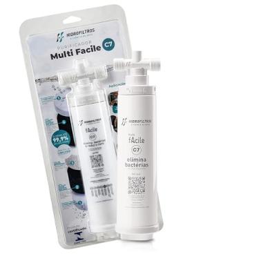Imagem de Hidrofiltros - Purificador de Água Hidrofiltros Multi Facile C7 - Elimina 99.9% Bactérias