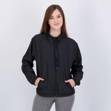 Imagem de Jaqueta Selene Corta Vento Feminina Preta, G