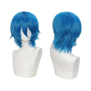 Imagem de Peruca Sintética Curta Ondulada De 14 Polegadas Para Mulheres, Resiste