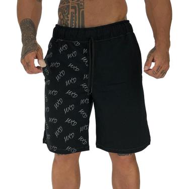 Imagem de Bermuda MXD Conceito Moletinho Slim Fit MXD Exclusivo Mono Lateral Silk Masculina-Masculino