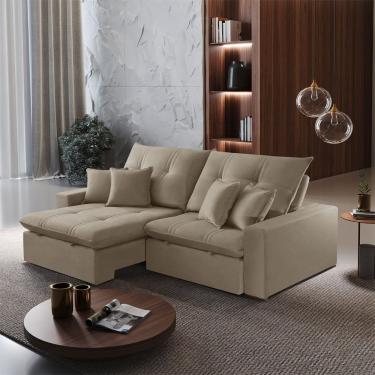 Imagem de Sofa Retratil e Reclinavel Imperio 210cm Braco 25cm Meu Sofa Online