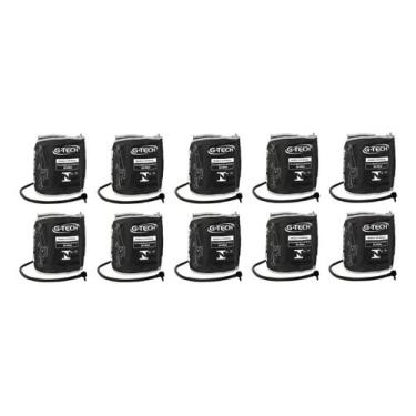 Imagem de Kit 10 Braçadeiras 23x43cm Para Aparelho De Pressão Digital Preto - G-