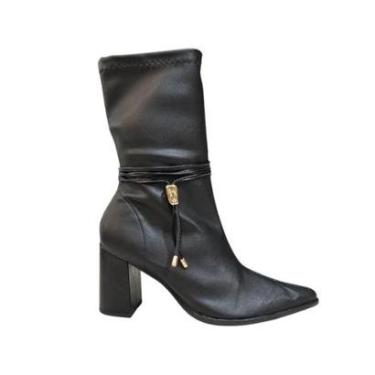 Imagem de Bota Ramarim 26-63102 Cano Médio Salto Bloco Confortável-Feminino