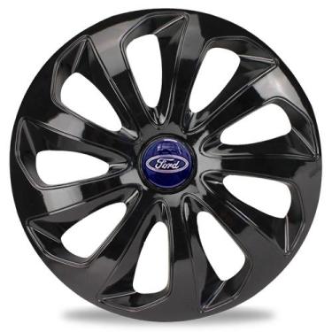 Imagem de Calota Velox Aro 14 Preta Ford Ka Fiesta Ecosport - Elitte