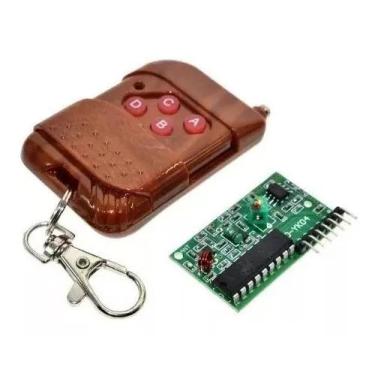 Imagem de Controle Remoto RF 315MHz 4 Canais com Receptor NFe - no-brand