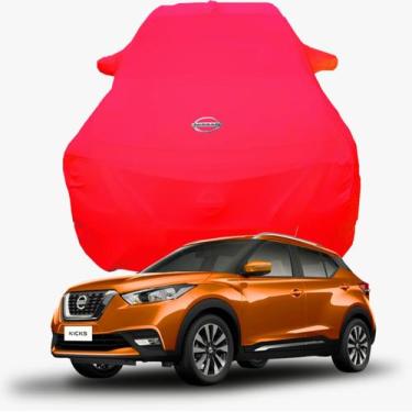 Imagem de Capa de Carro Nissan Kicks Tecido  Lycra Premium - Cadilhe Capas, Verm