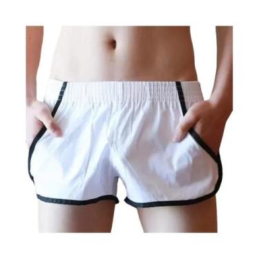 Imagem de Shorts De Corrida Masculinos Respiráveis Com Bolso, Boxers De Algodão 