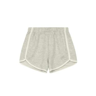Imagem de Shorts infantil menina em moletinho Brandili, 4, Cinza