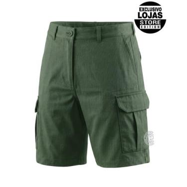 Imagem de (LANÇAMENTO) Bermuda Cyclone Hibrida Stretch Cargo Termo Logo, Verde, 