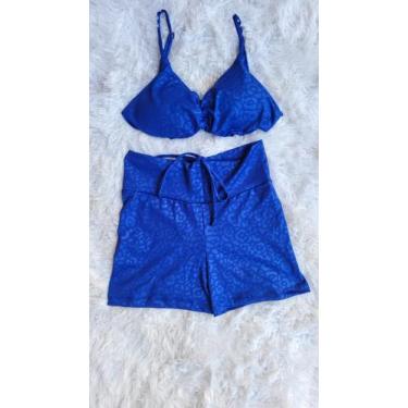 Imagem de Short e Top com bojo Conjunto Academia Feminino Fitness - Pijamas Viço