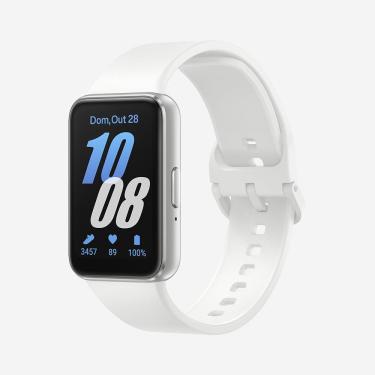 Imagem de Samsung Galaxy Fit3 Prata Display de 1.6" AMOLED colorido, Bluetooth, Design Premium em...