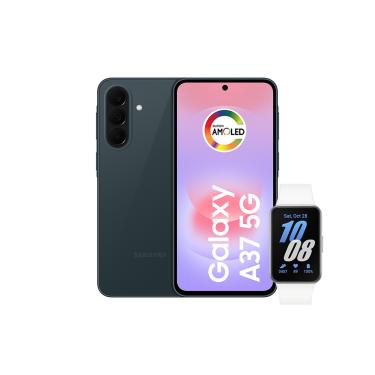 Imagem de Smartphone Samsung Galaxy A37 5G Tela 6.7" 256GB Verde + Galaxy Fit 3 Prata