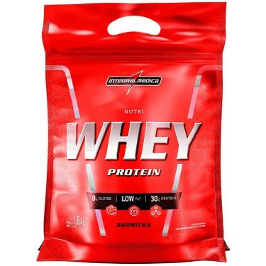 Imagem de Suplemento em Pó Whey Protein Nutri Isolado Concentrado Baunilha 1,8Kg Refil - Integral...
