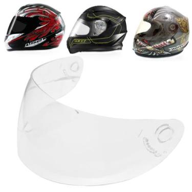 Imagem de Viseira Capacete Cristal Texx Silver Eagle Antirrisco 2.2 Mm - POLIVIS