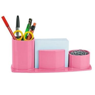Imagem de Porta Lápis/papel/clipes Millenum Com Papel Ref. 740.9 Pink Opaco - Ac